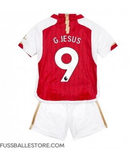 Günstige Arsenal Gabriel Jesus #9 Heimtrikotsatz Kinder 2023-24 Kurzarm (+ Kurze Hosen)